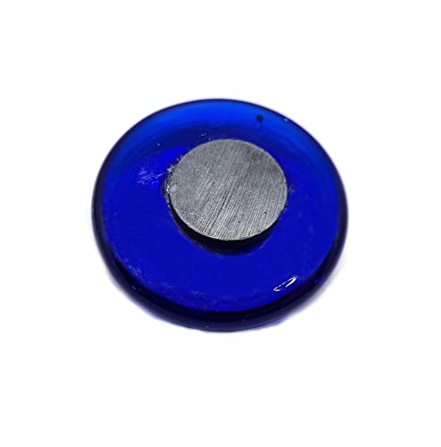 Fridge Magnet with Turkish Eye Design, Blue, for Good Luck, Ideal as a Decoration or Gift