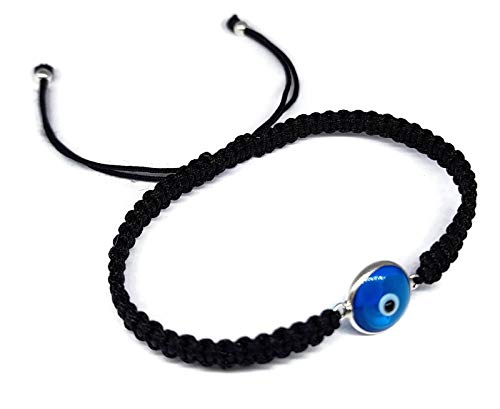MYSTIC JEWELS by Dalia - Classic Turkish Eye of Good Luck Bracelet (Black)