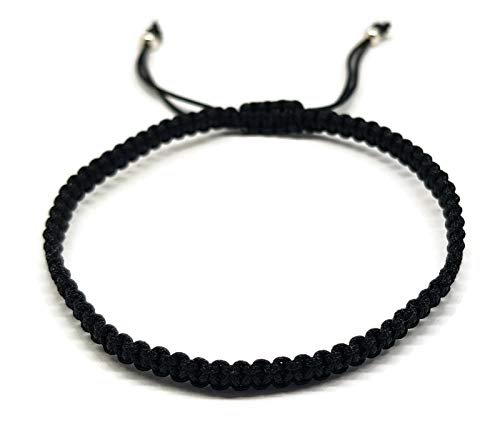 MYSTIC JEWELS - Red Thread Kabbalah Bracelet, Amulet, Evil Eye Protection, Good Luck, Good Luck (Black)