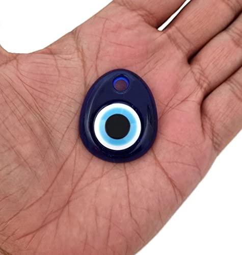 5 Units - Turkish Eyes for Hanging - plastic against the Blue and White Evil Eye, Lucky Amulet, Wall Decoration (Drop)