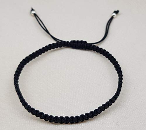 MYSTIC JEWELS - Red Thread Kabbalah Bracelet, Amulet, Evil Eye Protection, Good Luck, Good Luck (Black)