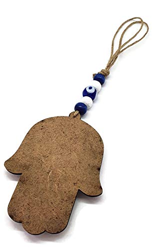 Mystic Jewels - Hand of Fatima pendant with Turkish eye for wall and avoid evil eyes in your home