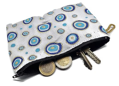MYSTIC JEWELS - Wallet for Cards, Keys - Eye design for good luck - Traditional (15x10cm) (Model 10)