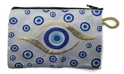 MYSTIC JEWELS - Wallet for Cards, Keys - Eye design for good luck - Traditional (15x10cm) (Model 3)