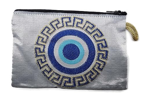 MYSTIC JEWELS - Wallet for Cards, Keys - Eye design for good luck - Traditional (15x10cm) (Model 4)