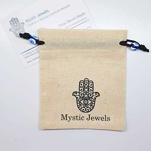 MYSTIC JEWELS by Dalia - 19cm Silver Evil Eye Bracelet (Transparent Multicolor)