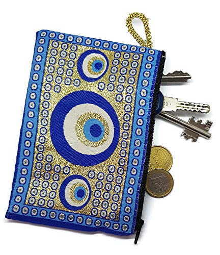 MYSTIC JEWELS - Wallet for Cards, Keys - Rug Design - Turkish Traditional (15x10cm) (Color1)