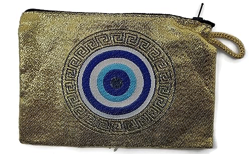 MYSTIC JEWELS - Wallet for Cards, Keys - Eye design for good luck - Traditional (15x10cm) (Model 2)
