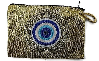 MYSTIC JEWELS - Wallet for Cards, Keys - Eye design for good luck - Traditional (15x10cm) (Model 2)