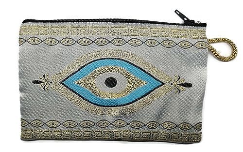 MYSTIC JEWELS - Wallet for Cards, Keys - Eye design for good luck - Traditional (15x10cm) (Model 6)