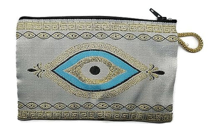 MYSTIC JEWELS - Wallet for Cards, Keys - Eye design for good luck - Traditional (15x10cm) (Model 6)