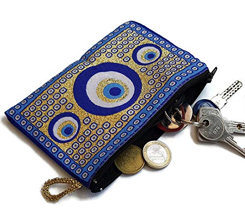 MYSTIC JEWELS - Wallet for Cards, Keys - Rug Design - Turkish Traditional (15x10cm) (Color1)