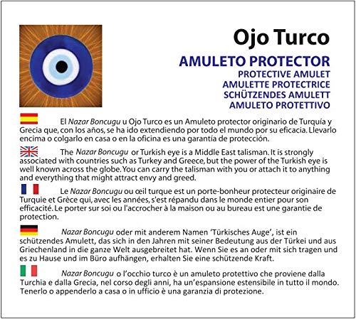 MYSTIC JEWELS - Crystal Hamsa (Hand of Fatima) Shaped Wall Ornament to Bring Health and Success Home (Color 1)