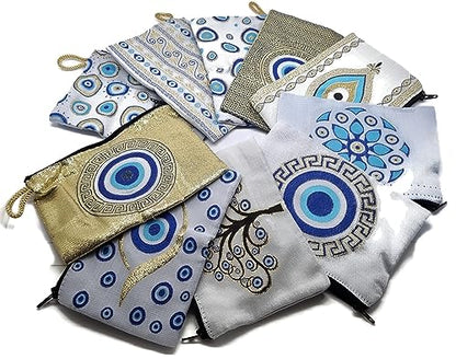 MYSTIC JEWELS - Wallet for Cards, Keys - Eye design for good luck - Traditional (15x10cm) (Model 4)