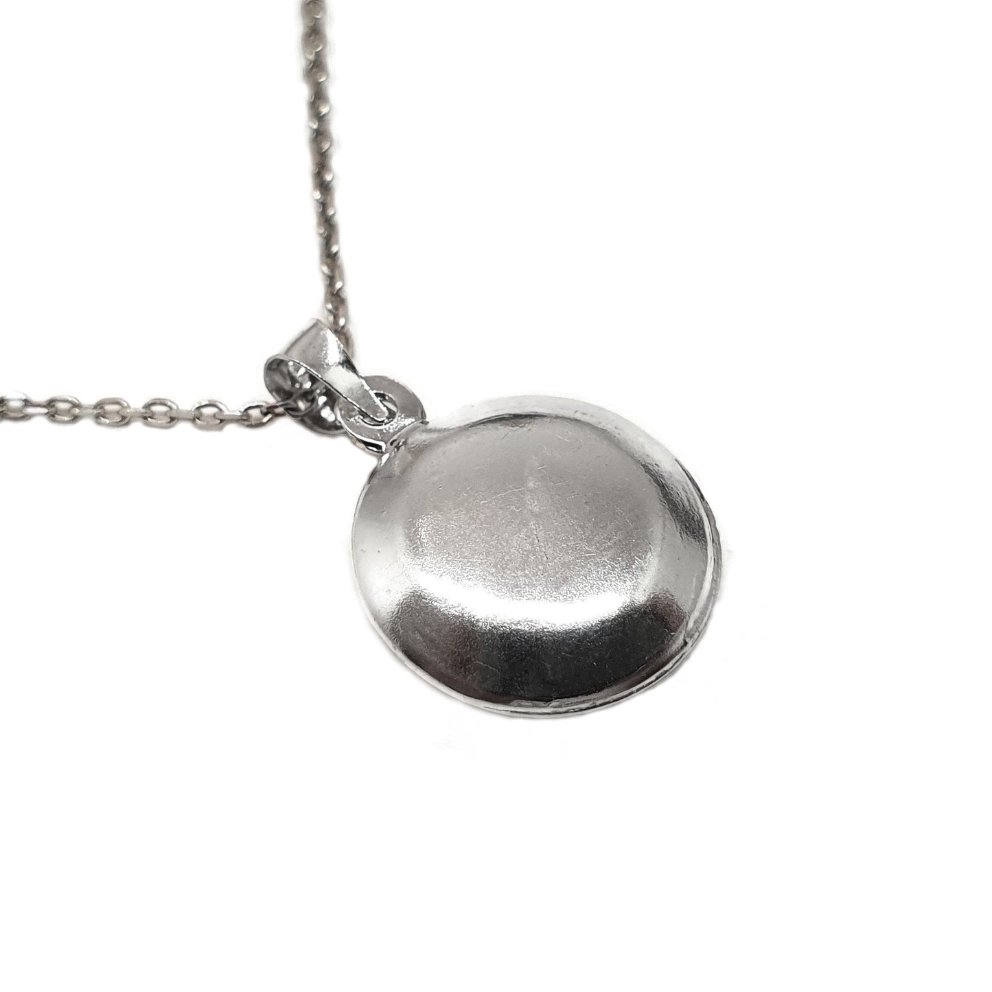 Crystal and 925 Sterling Silver Evil Eye Necklace - Round Turkish Eye for Gifting